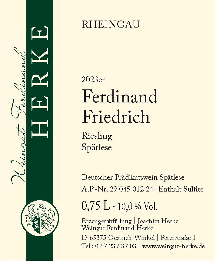2023er Edition Ferdinand Friedrich