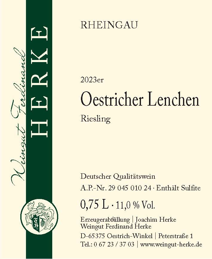 2023er Oestricher Lenchen - feinherb