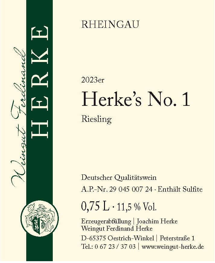 2023er Herke's No. 1 - feinherb
